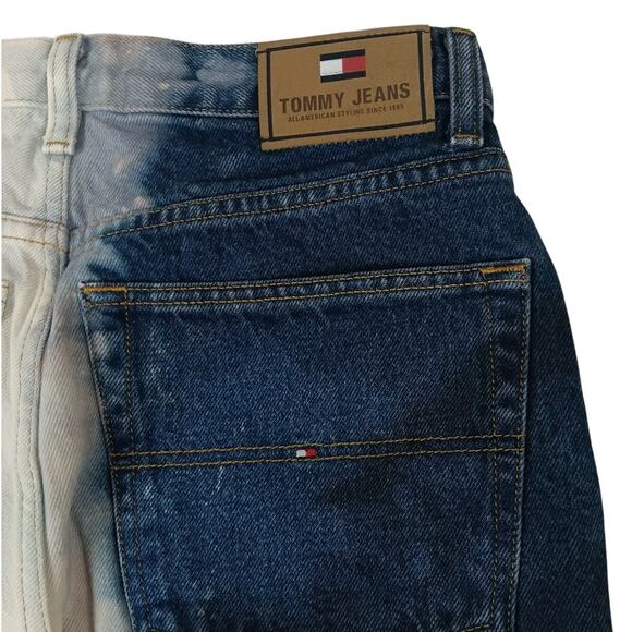 Tommy Hilfiger Vintage Ditto Tie Dyed Jean Men 31X34 Blue/White Classic Straight - Picture 2 of 16